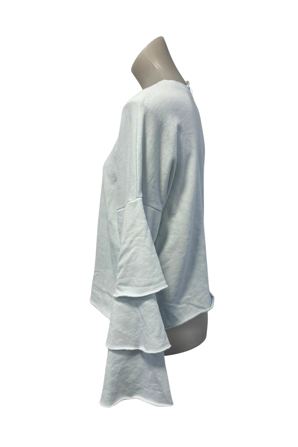 Juicy by Juicy Couture baby blue ruffled sleeves jumper, S