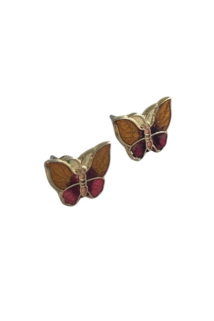 Cutesy butterfly stud earrings
