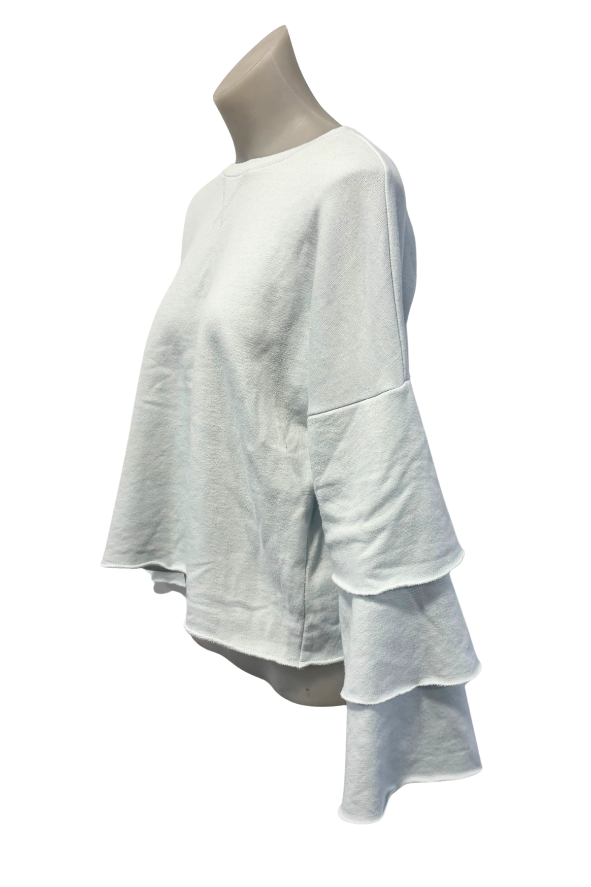 Juicy by Juicy Couture baby blue ruffled sleeves jumper, S