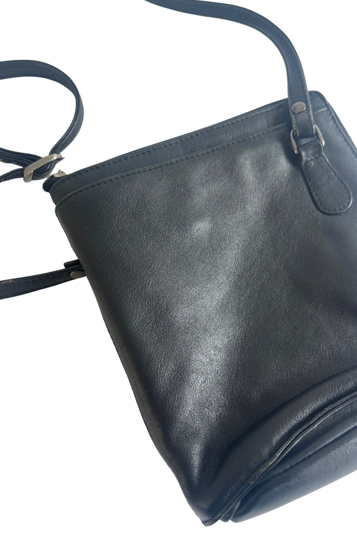 Pellini leather black handbag
