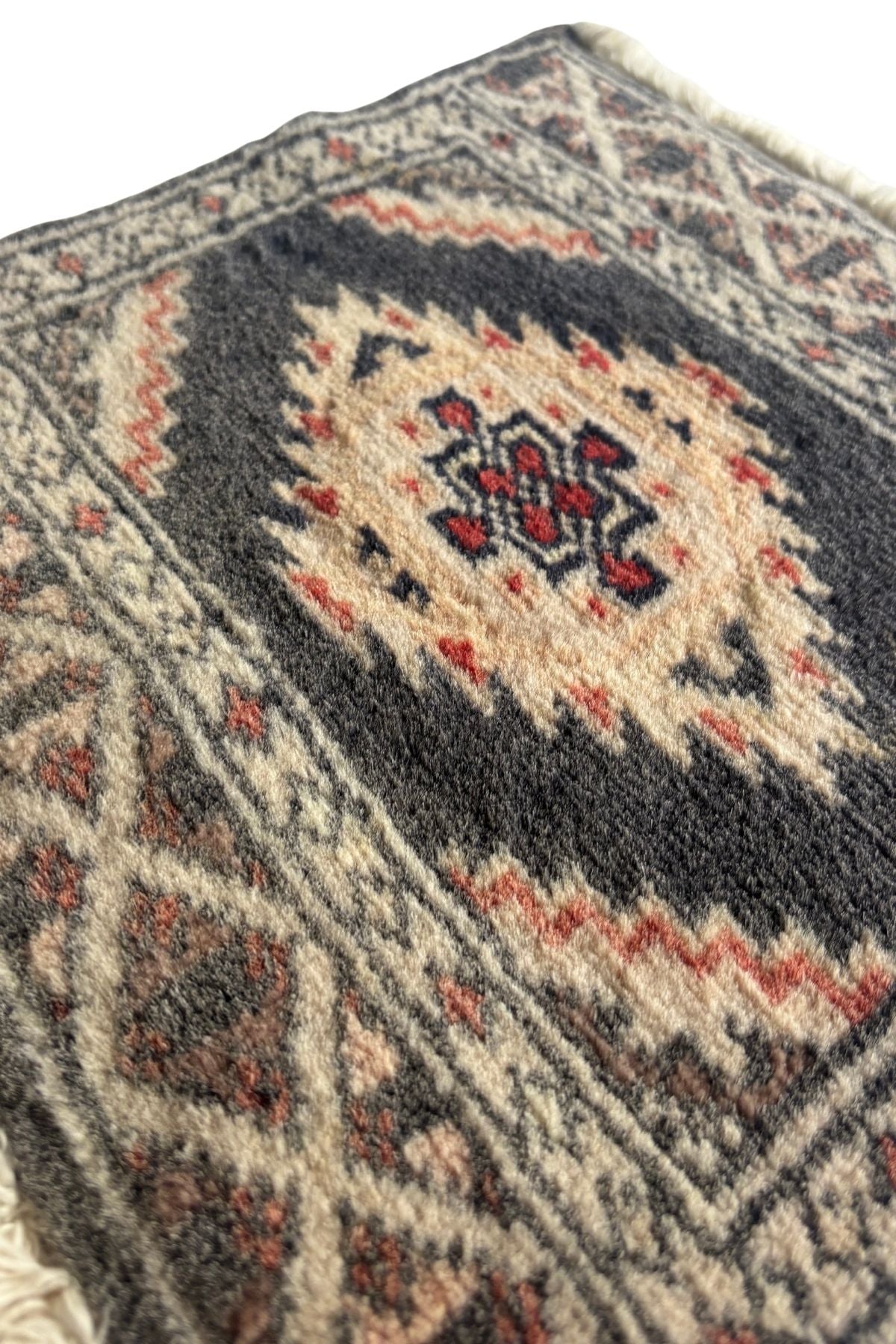 Mini aztec design wool rug placemat