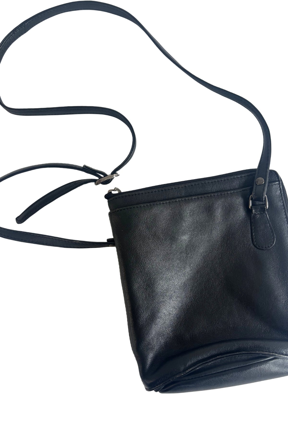 Pellini leather black handbag