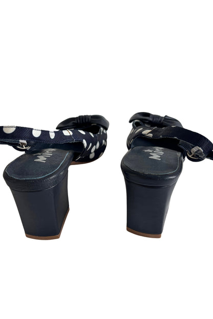 Minx Miss Molly polka dot kitten heels, 38
