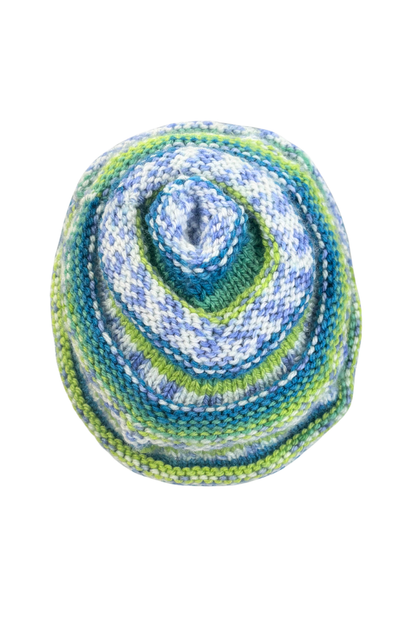 Funky handmade knit beret