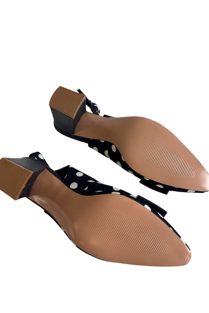 Minx Miss Molly polka dot kitten heels, 38