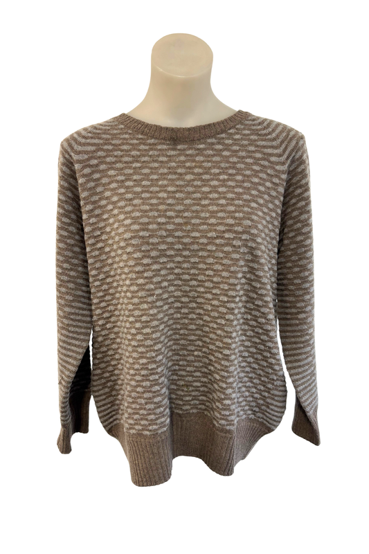 Merino Mink lightweight knit jumper, XL