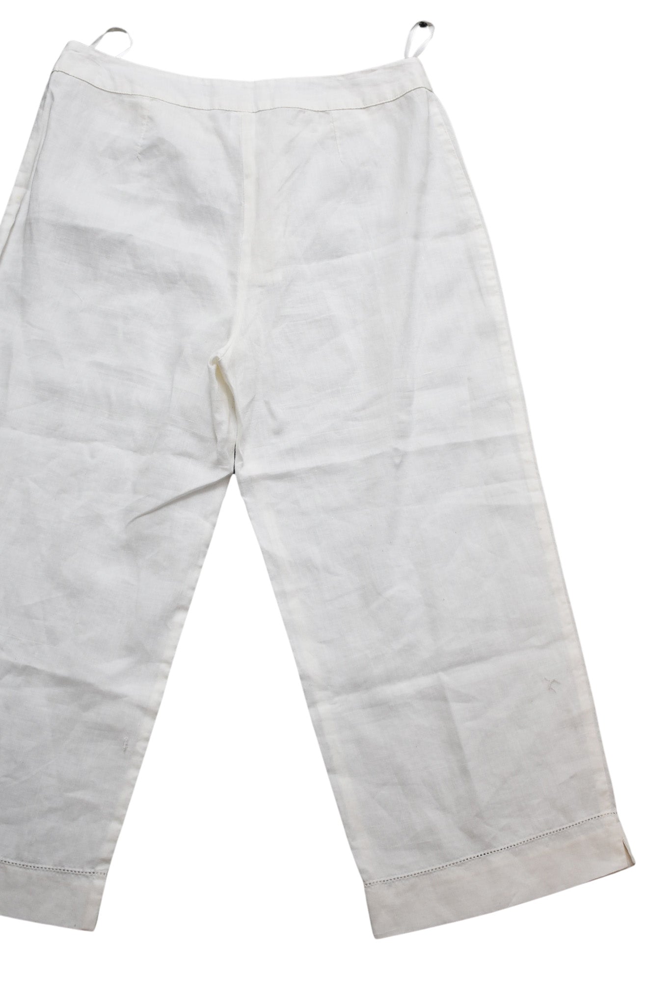 Ashbury white linen pants, 10