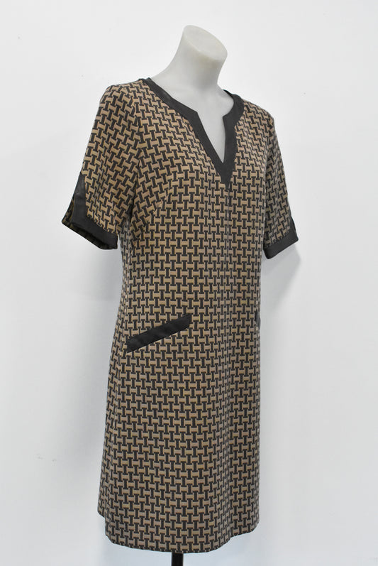 Ivy & Blu brown patterned dress, 8