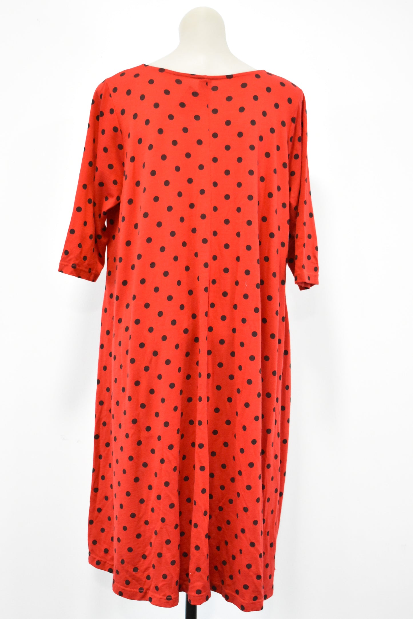 Essentials merino polka dot dress, M