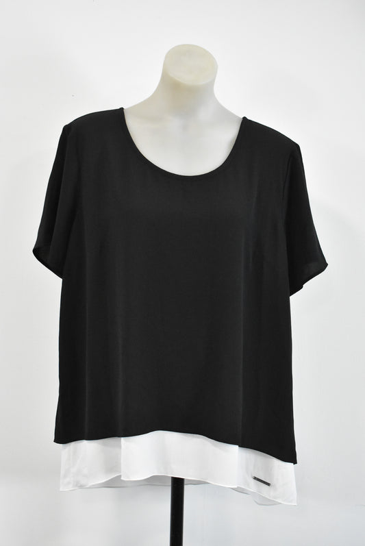 Michael Kors layered top, XL (NWT)