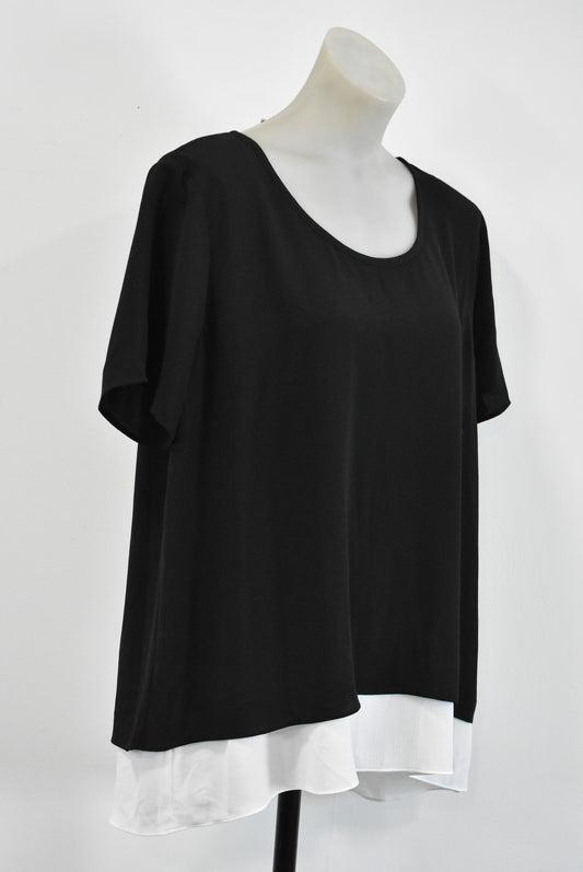 Michael Kors layered top, XL (NWT)