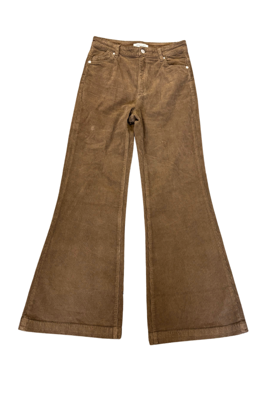 Rolla's Eastcoast flare nutmeg corduroy pants, 10