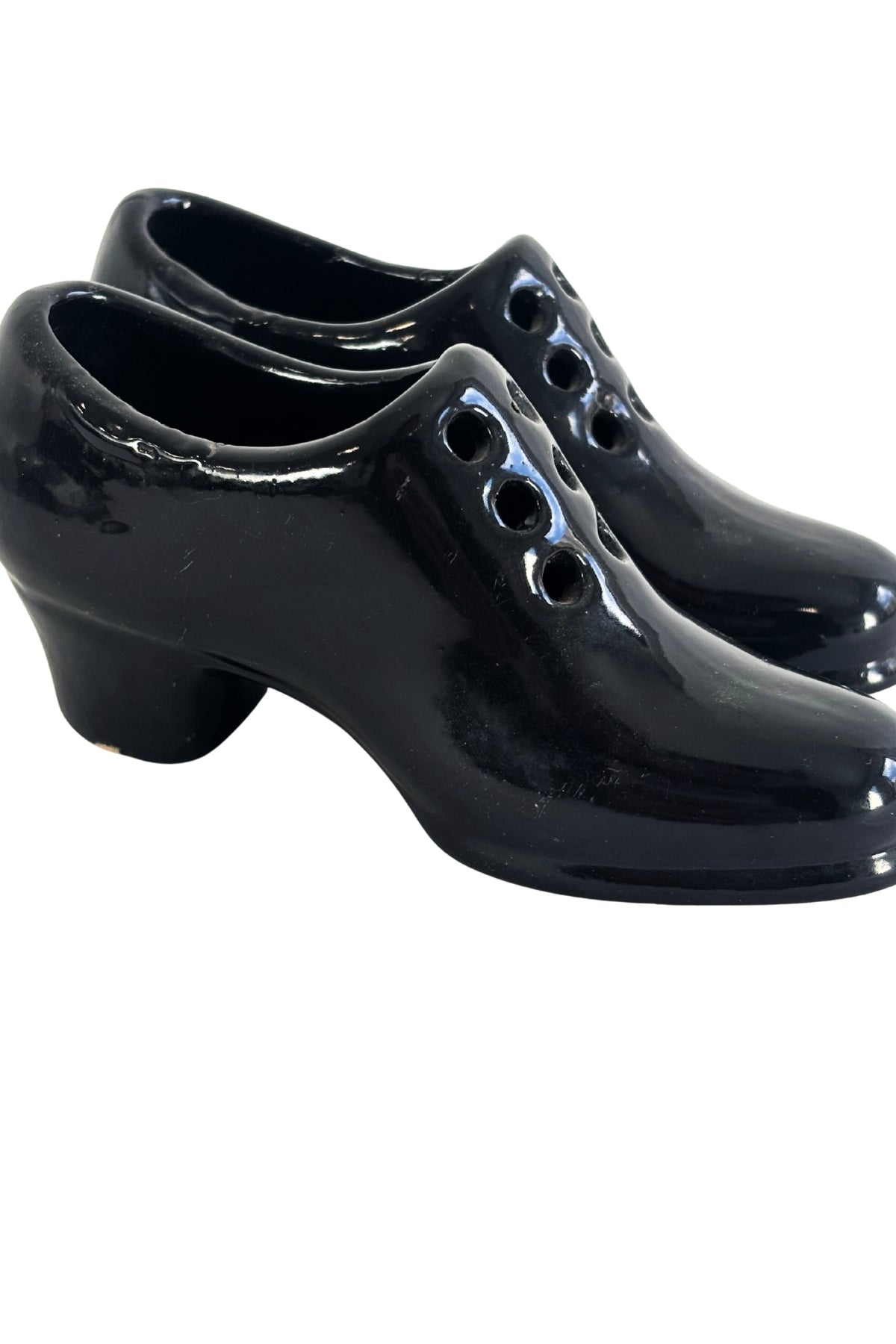 Ceramic black boots