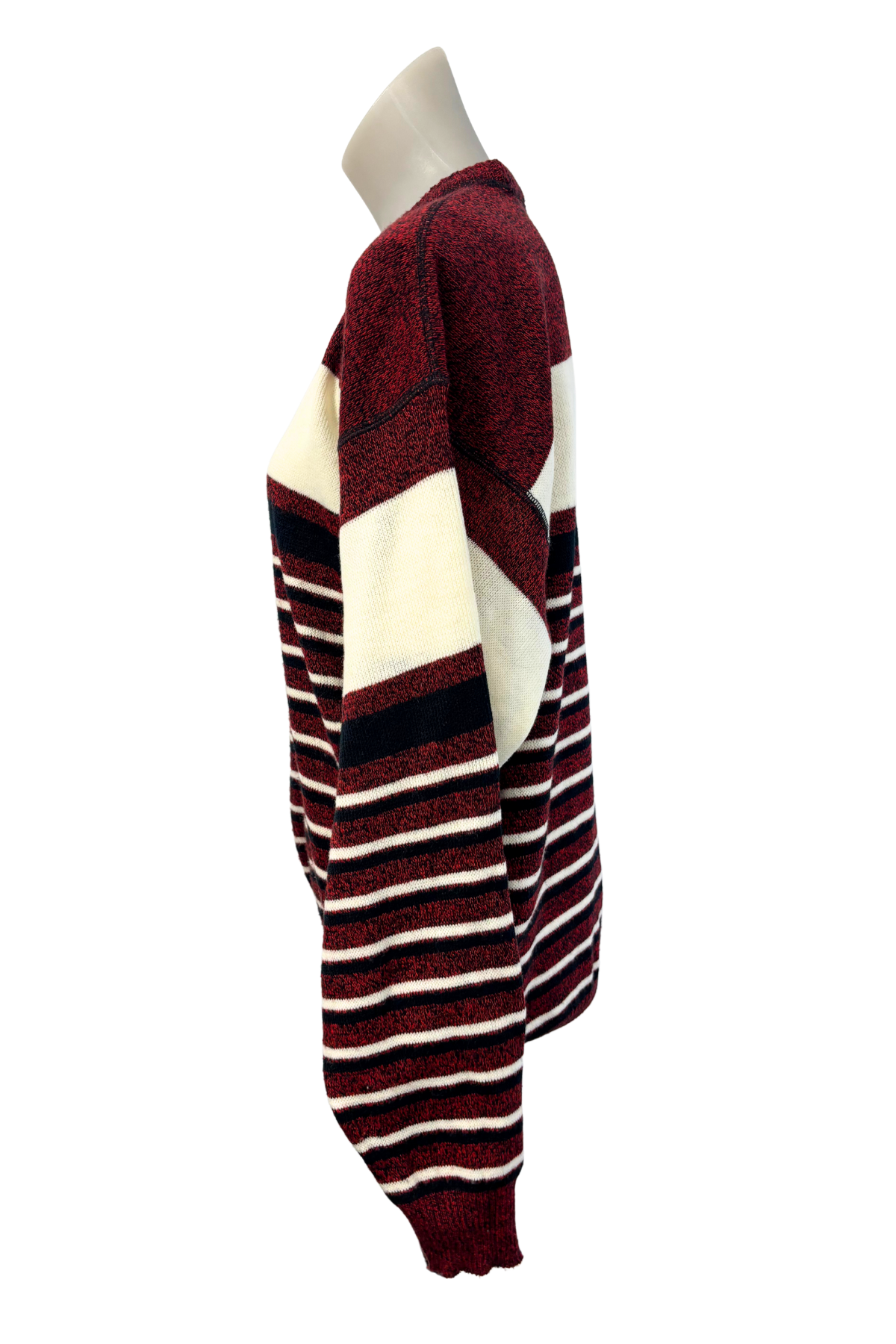 Par Four sportswear striped knit jumper, L