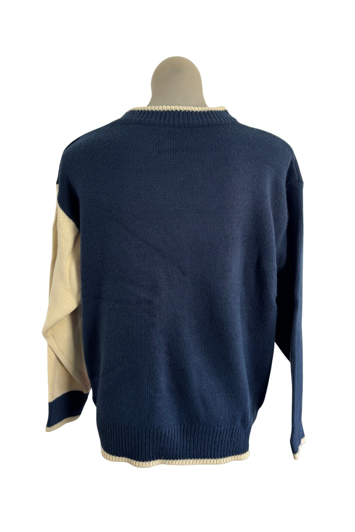 Ranch Motel polar bear knit jumper, L