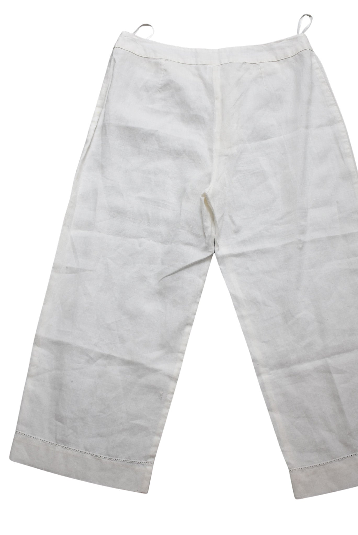 Ashbury white linen pants, 10