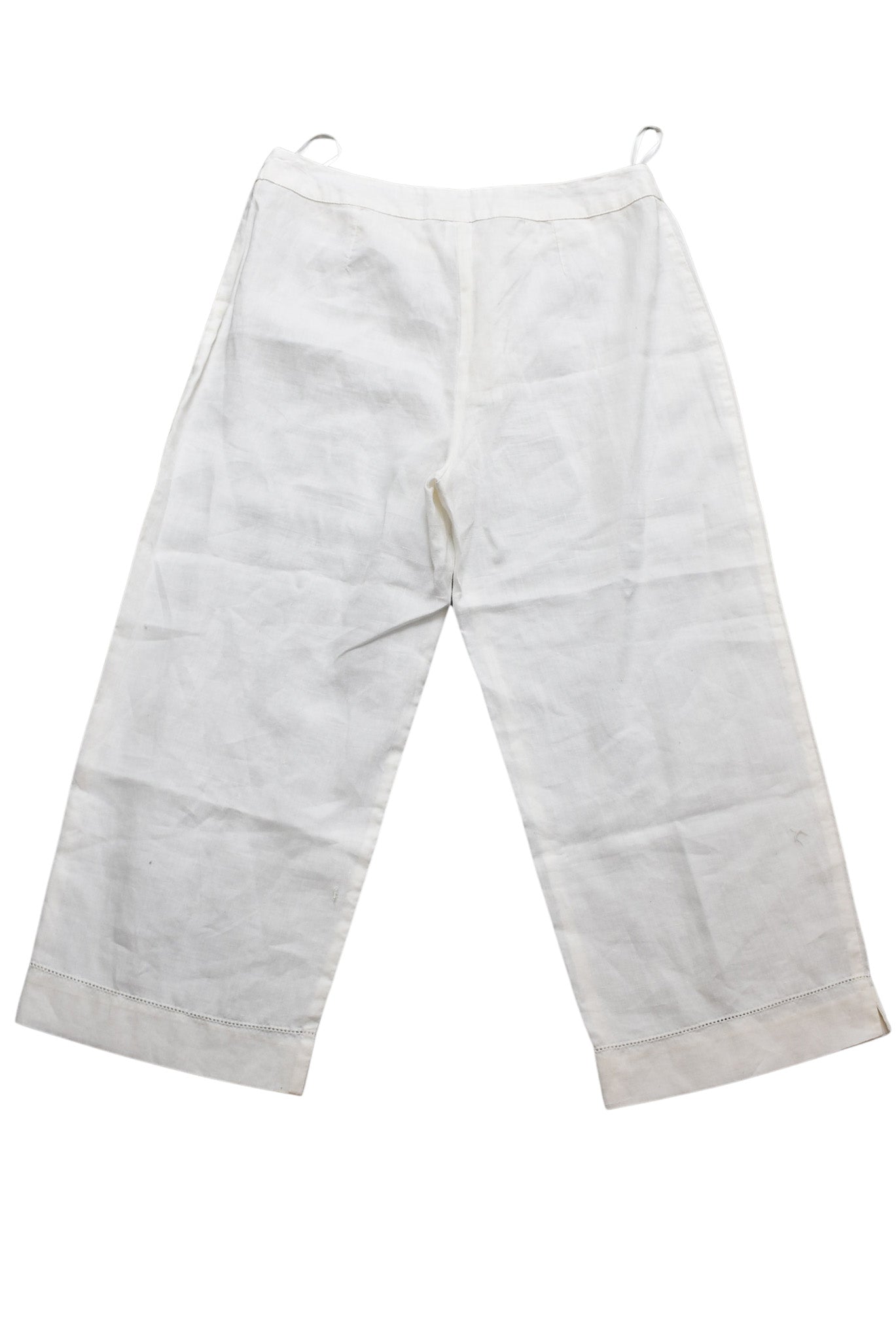 Ashbury white linen pants, 10