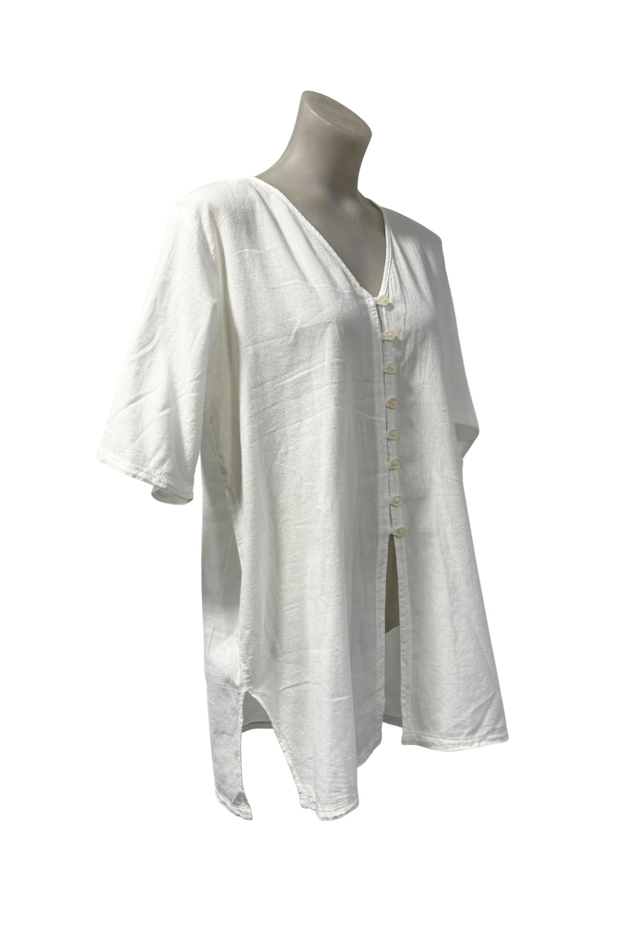 Just Cruizin Cool Clothing lightweight cotton blouse, M