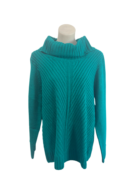 Millers Green turtleneck knit Jumper, L