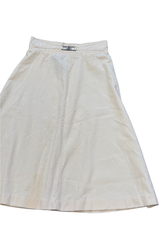 Retro 1970's College Town corduroy skirt