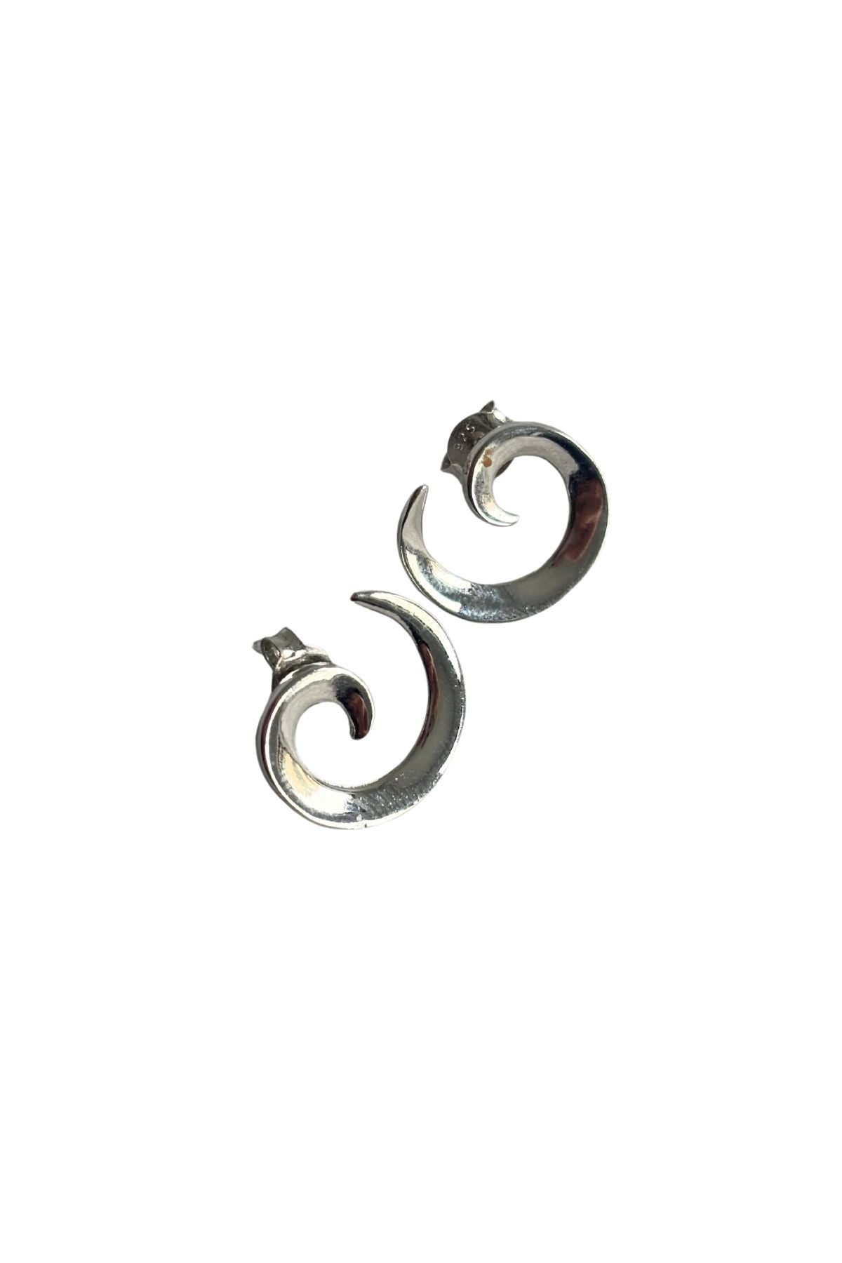 925 Silver koru stud earrings