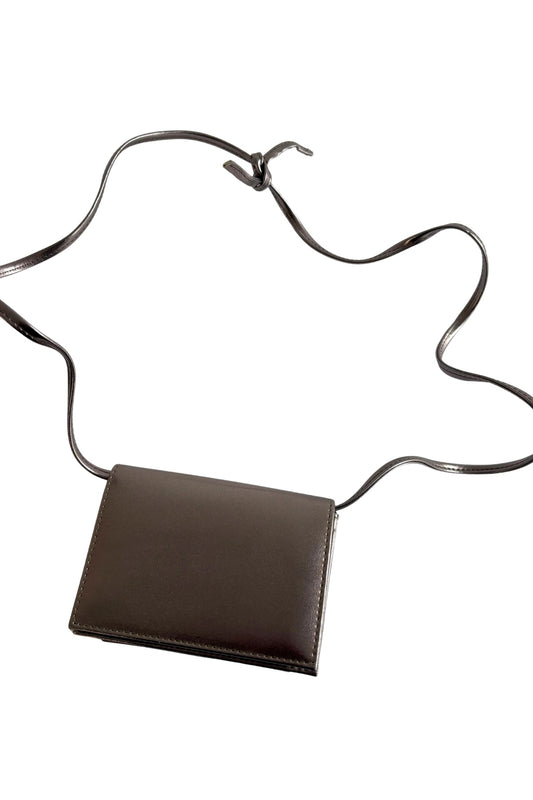 Metallic small cross body bag