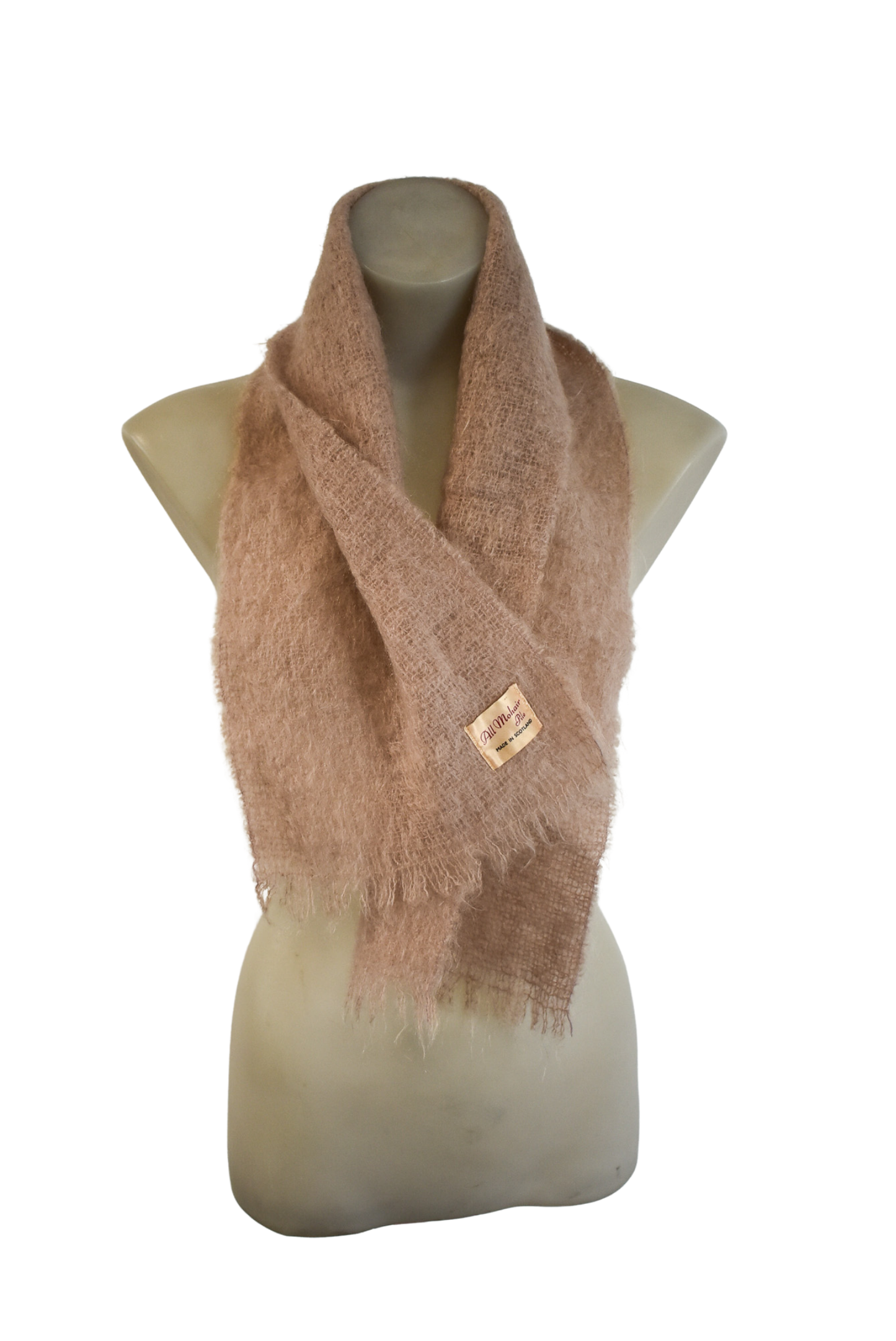 Scottish made All Mohair Pile scarf