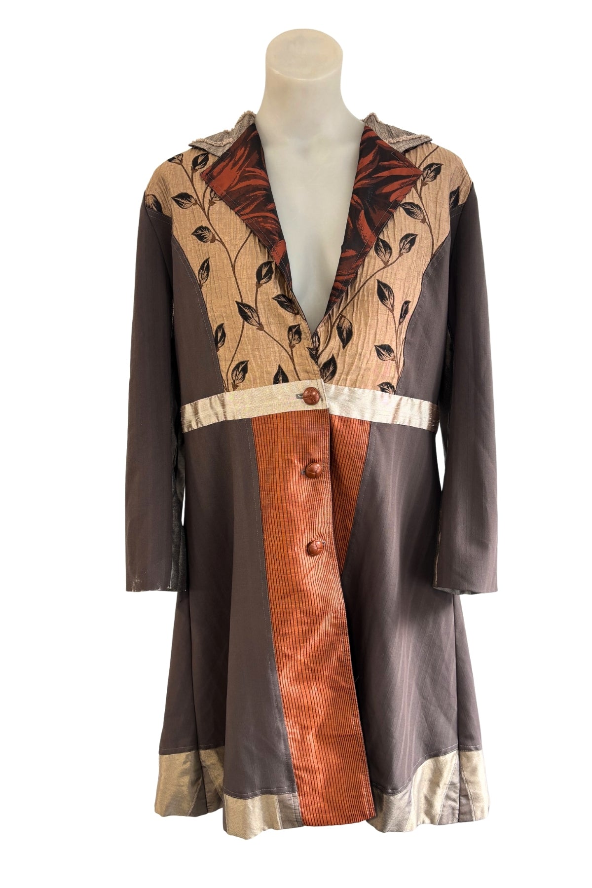 Ashante Designs NZ made patchwork jacket, 14