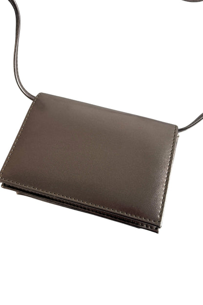 Metallic small cross body bag