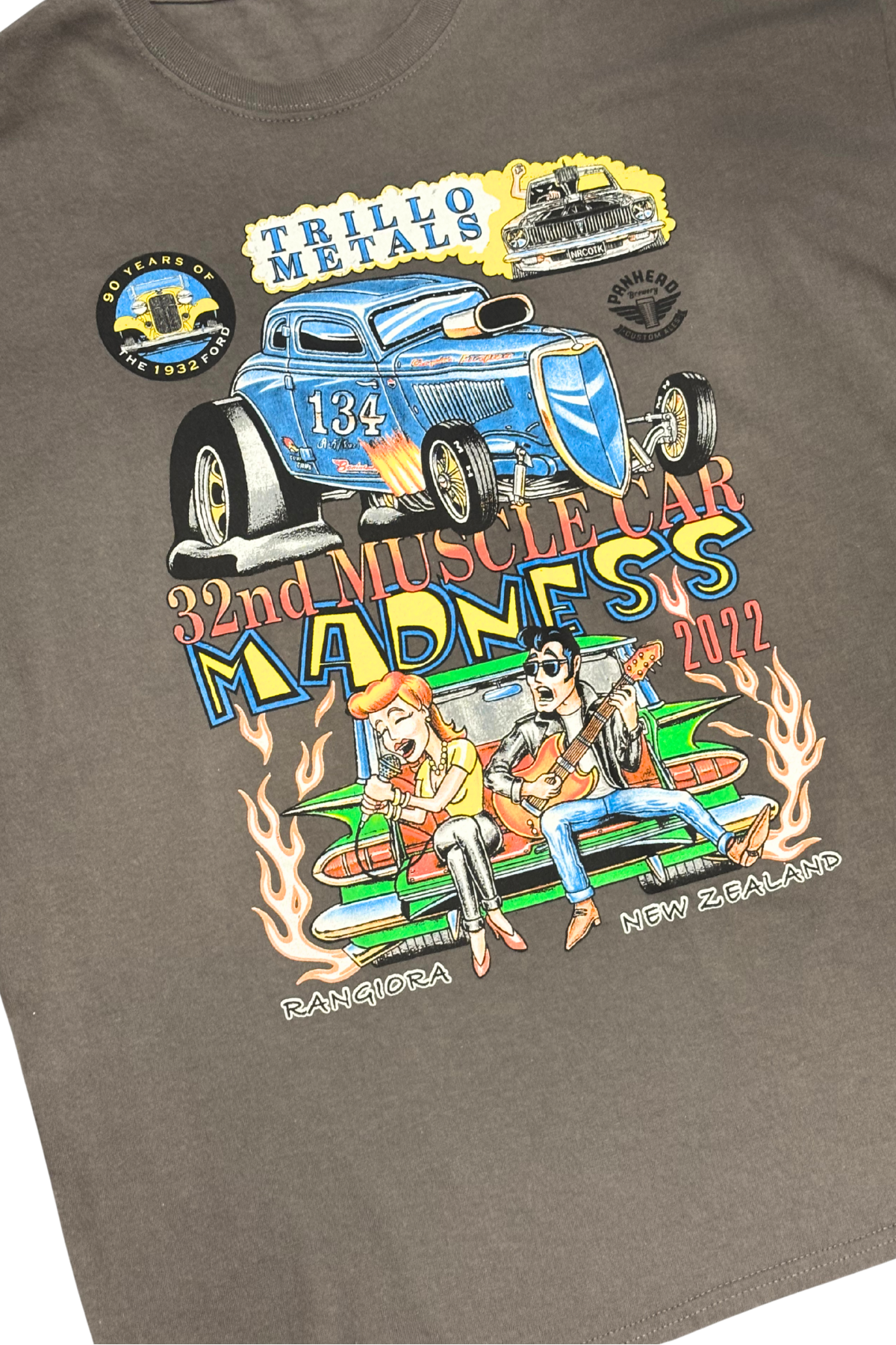 32nd Muscle Car Madness merch tee 2022