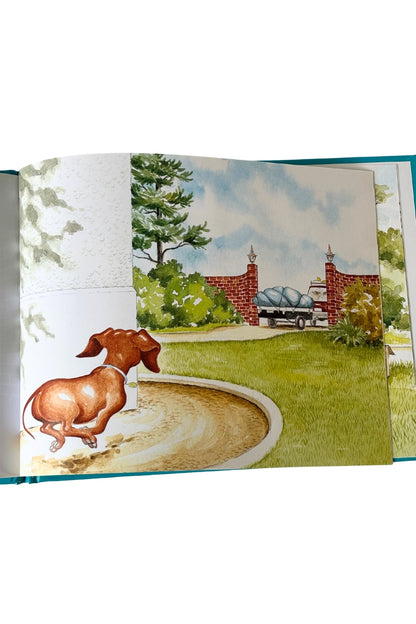 Lynley Dodd childrens' book "Schnitzel Von Krum Forget Me Not"