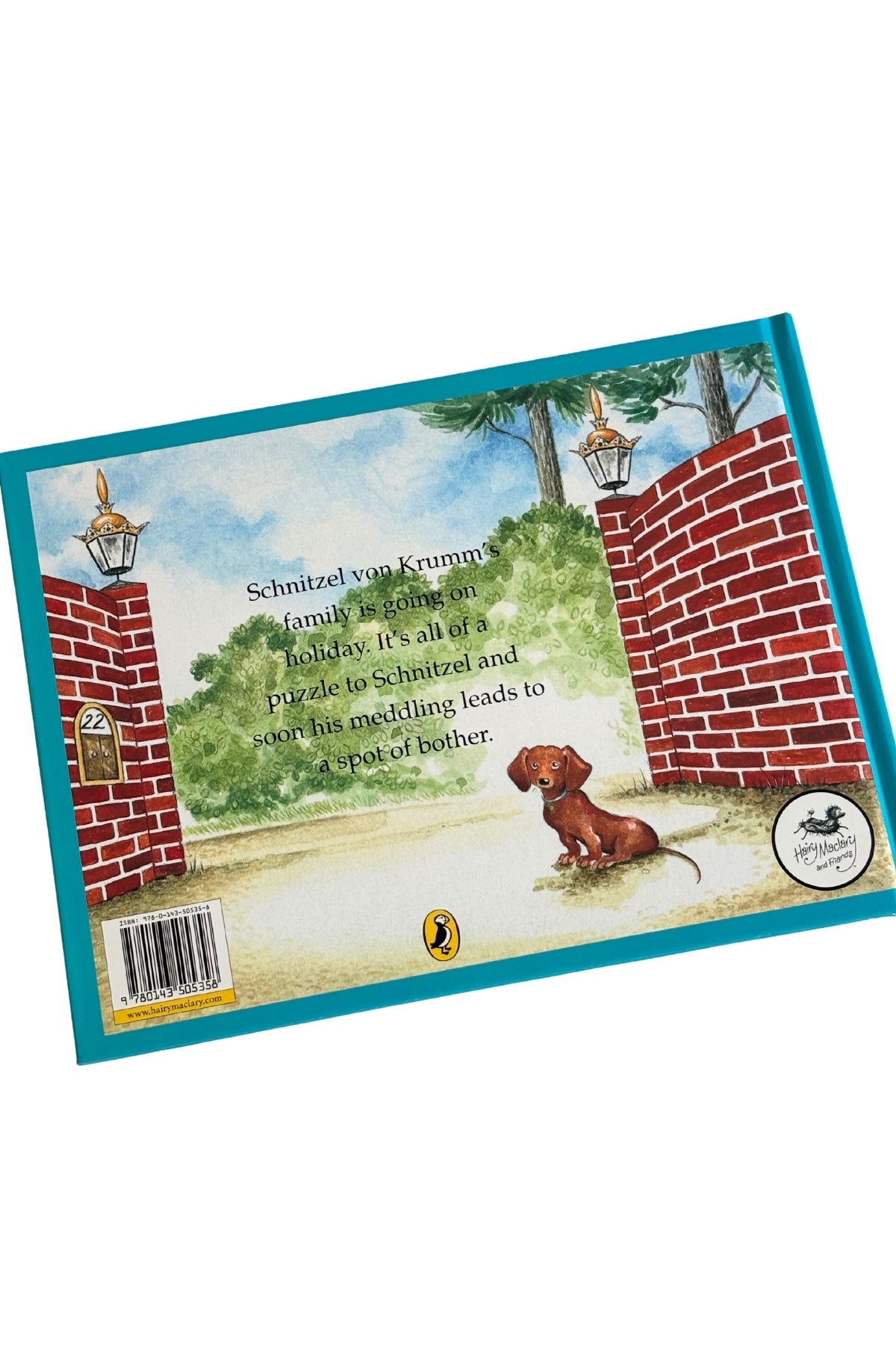 Lynley Dodd childrens' book "Schnitzel Von Krum Forget Me Not"