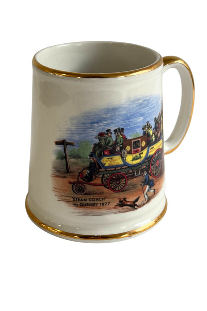 Old Foley "Steam Coach" By Gurney 1827 mug