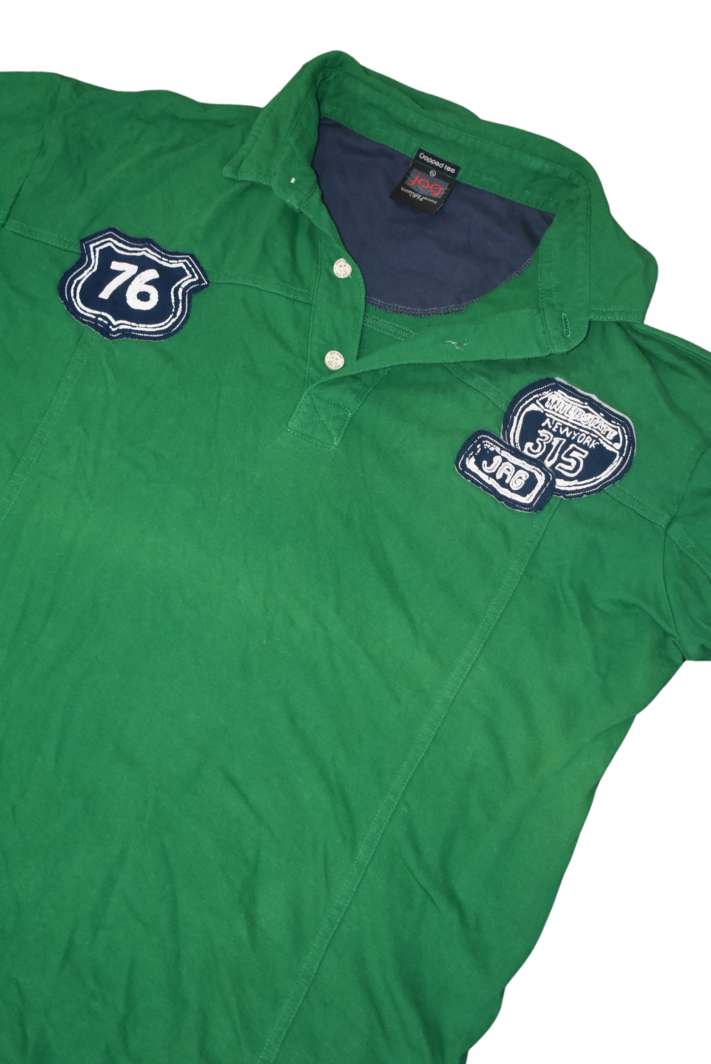 Y2K JAG double collard shirt, XL