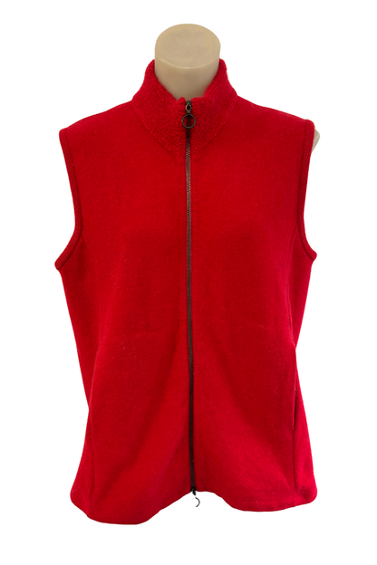 Mackenzie Country NZ made merino angora blend vest, 12