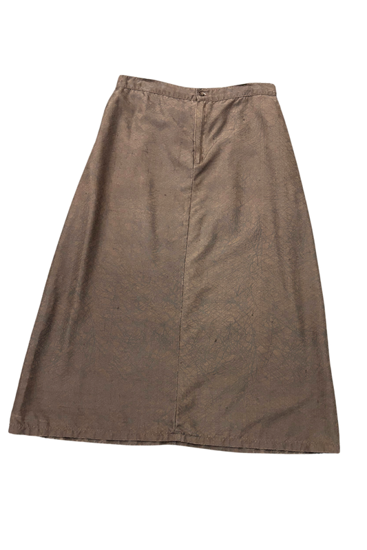 Handmade scribble maxi skirt, M