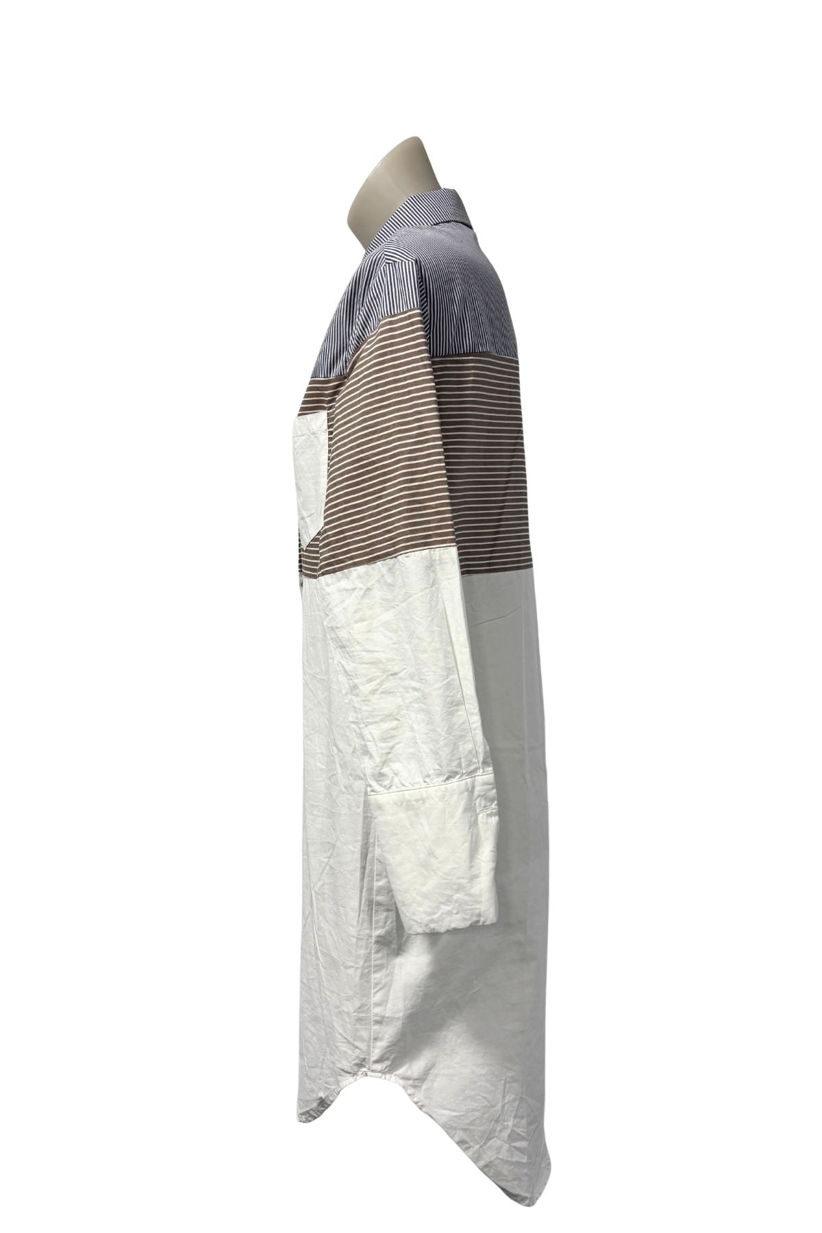 Finoa striped shirt dress, M