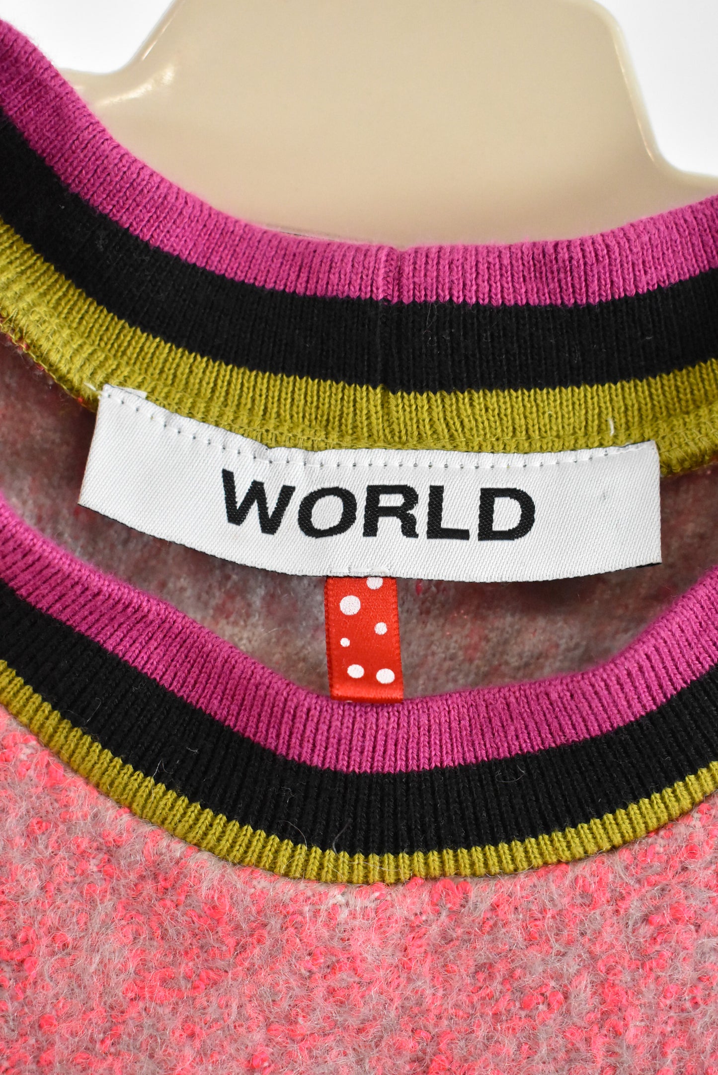 World NZ designed wool & cotton jersey, XXS