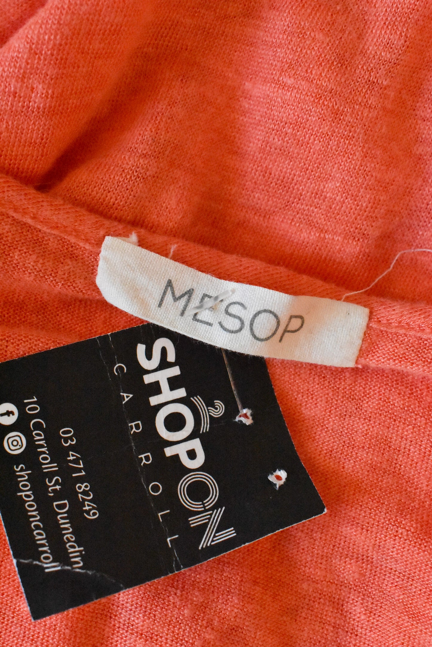 Mesop linen top,