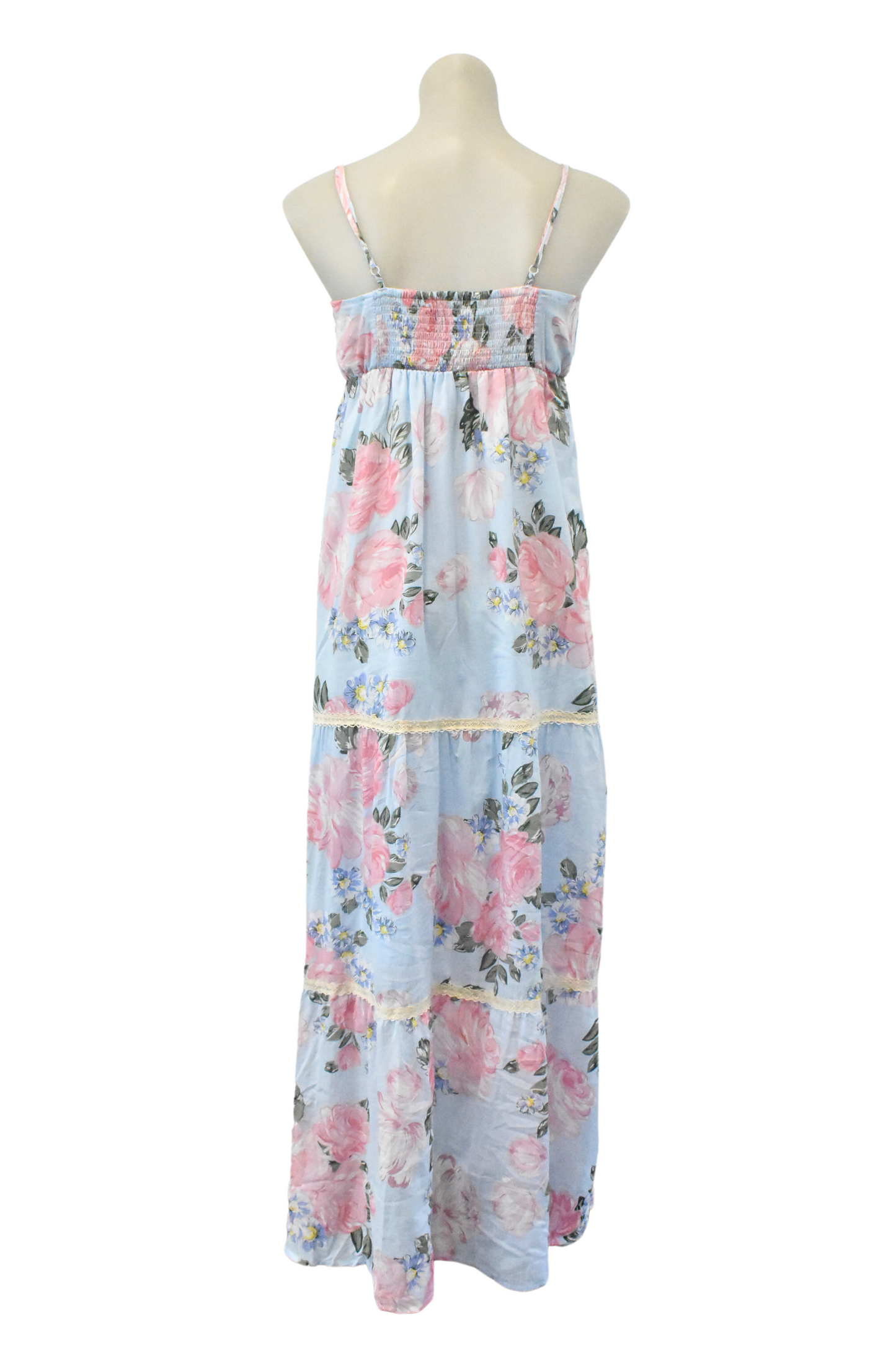 Gorgeous summer vibes cotton floral maxi dress, 10