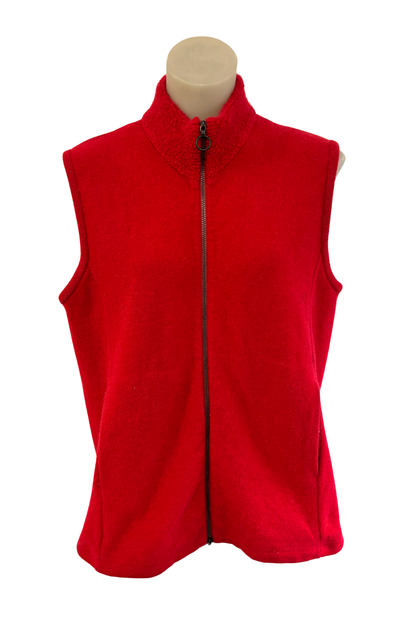 Mackenzie Country NZ made merino angora blend vest, 12
