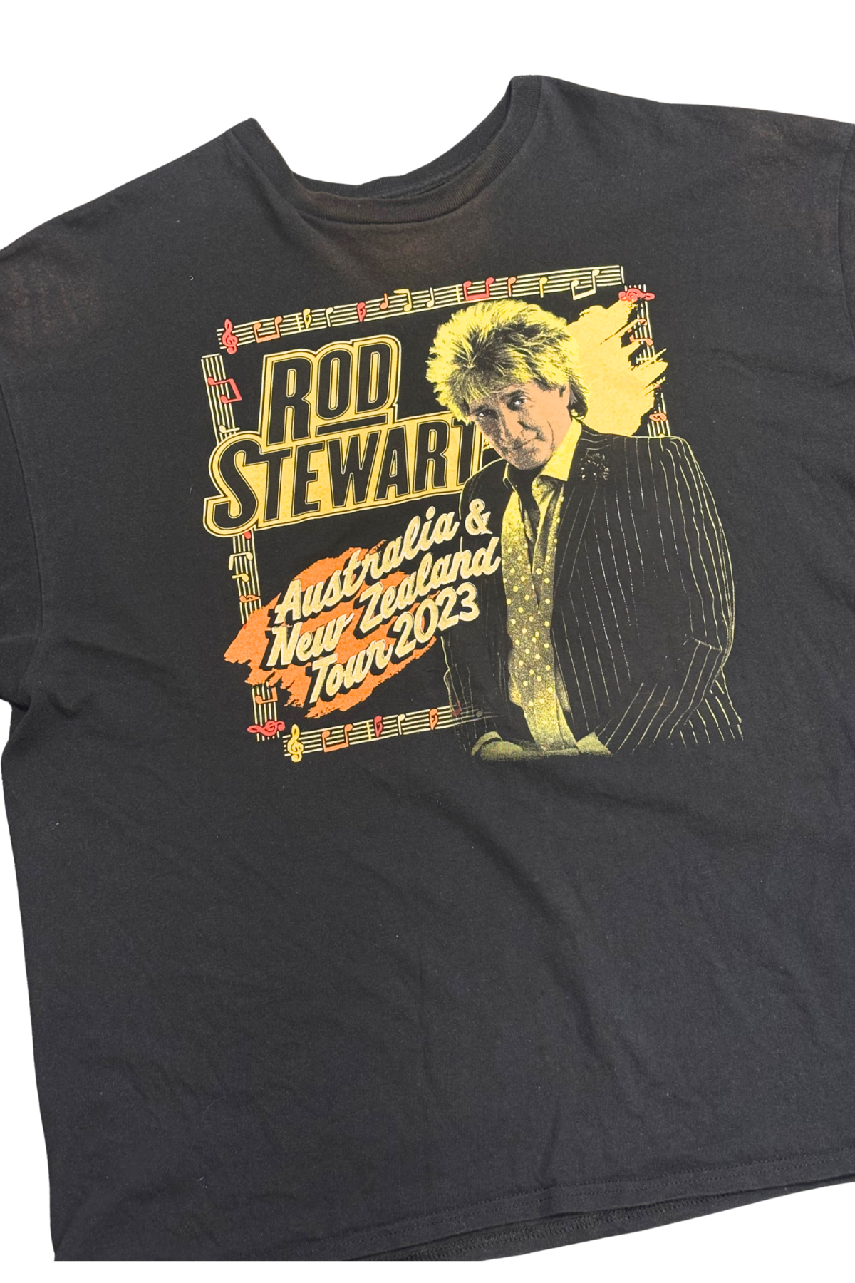 Rod Stewart NZ/Aus tour 2023 tee