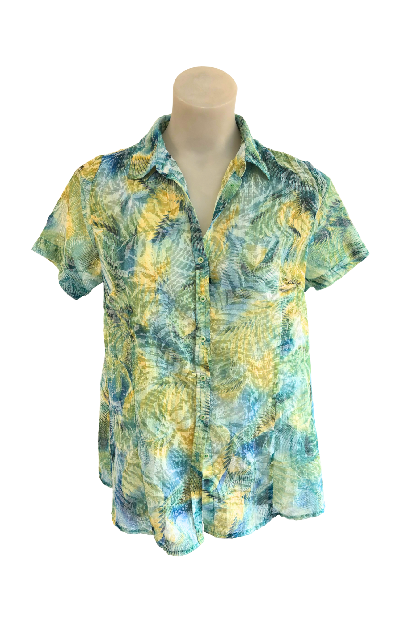 Twin Lakes funky button up blouse, 8