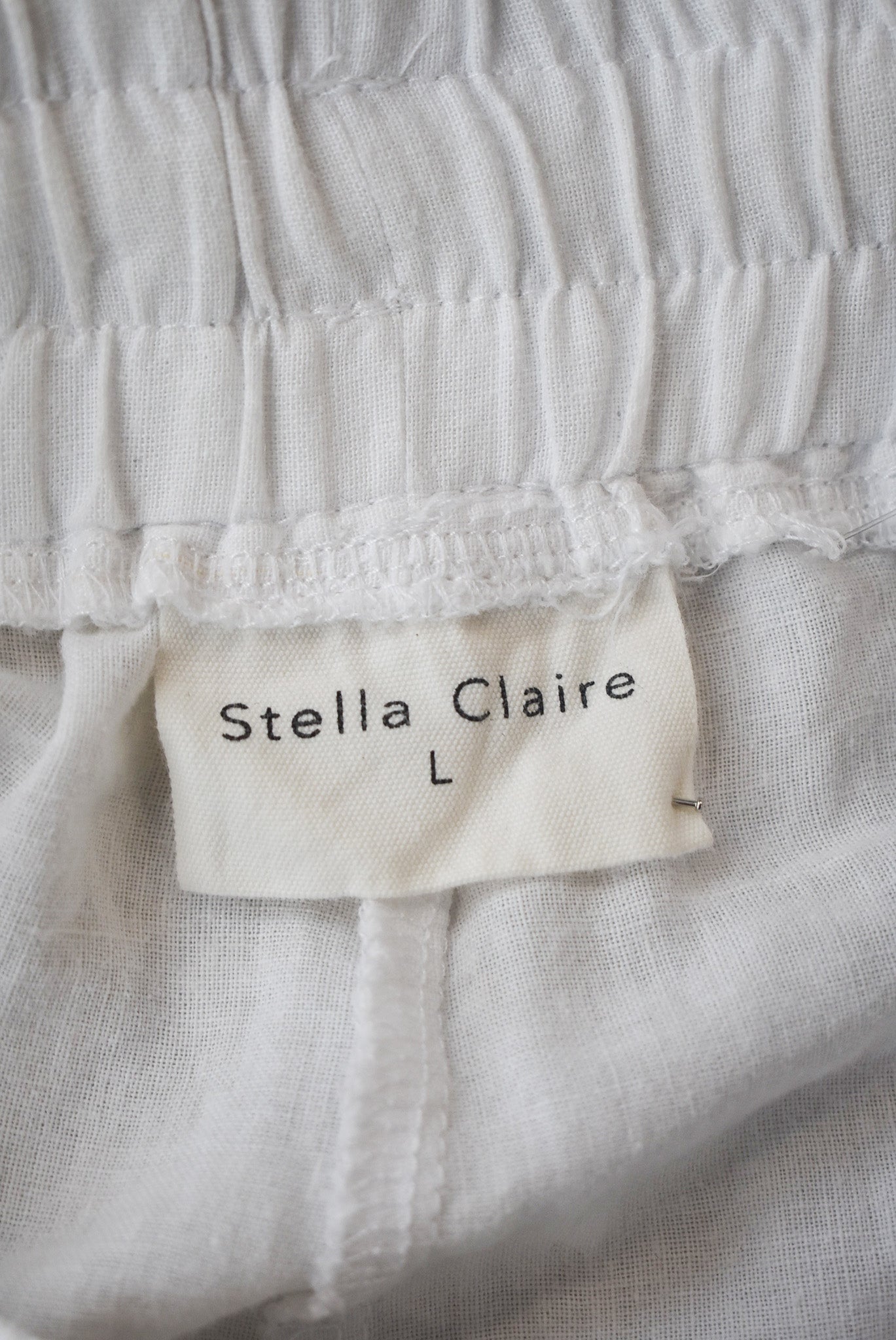 Stella Claire linen pants, L