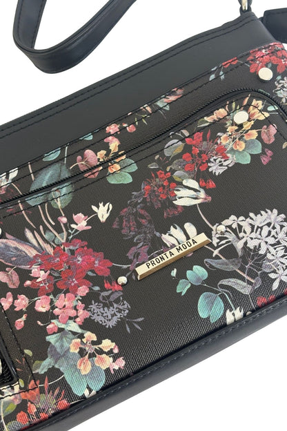 Pronta Moda floral handbag