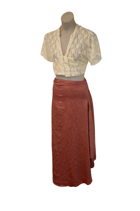 Leslie Herbert NZ made funky asymmetrical skirt, 12