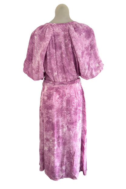 David Lawrence purple maxi dress, 8