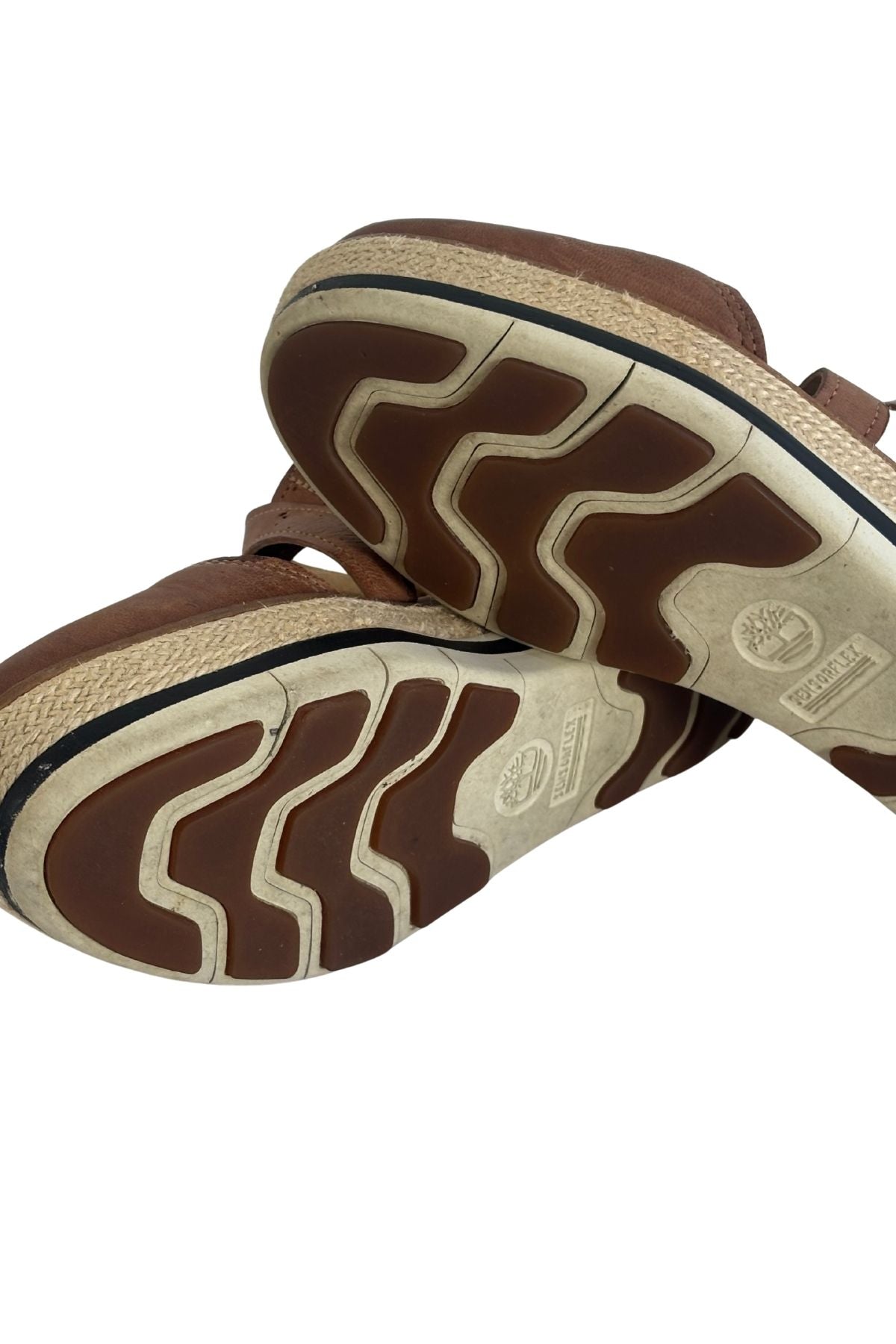 Timberland sensorflex chunky leather wedges, UK4.5