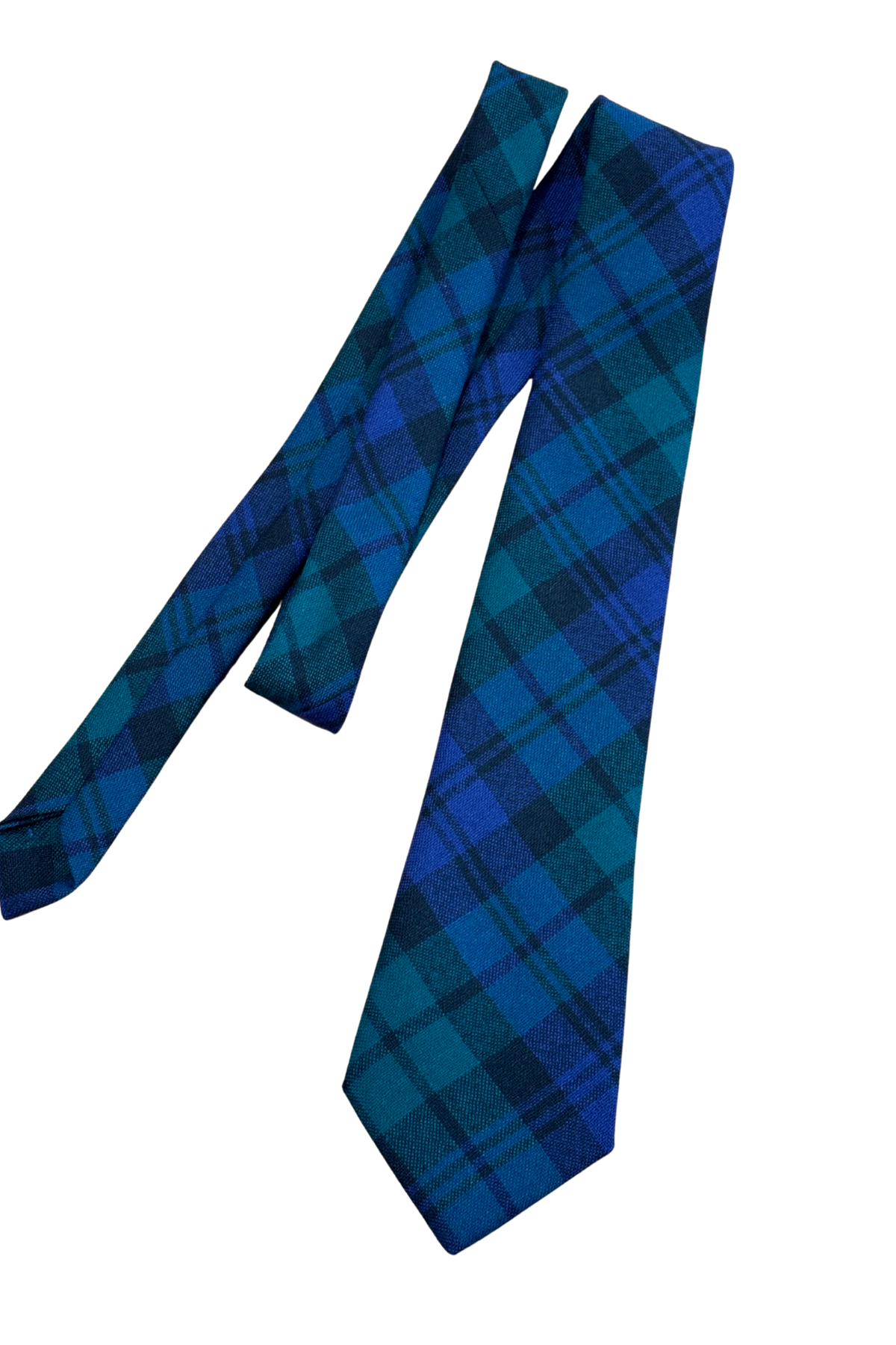 Scottish made pure new wool tartan tie