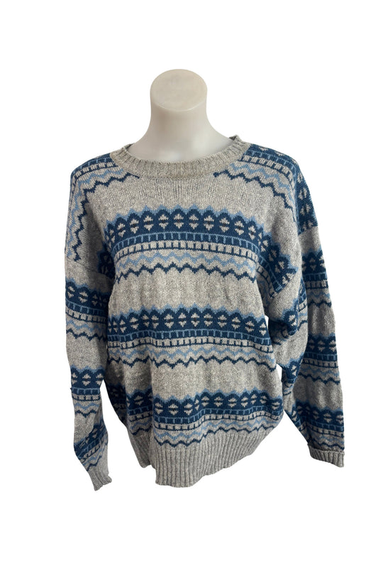 Index pure shetland wool vintage knit jumper, S